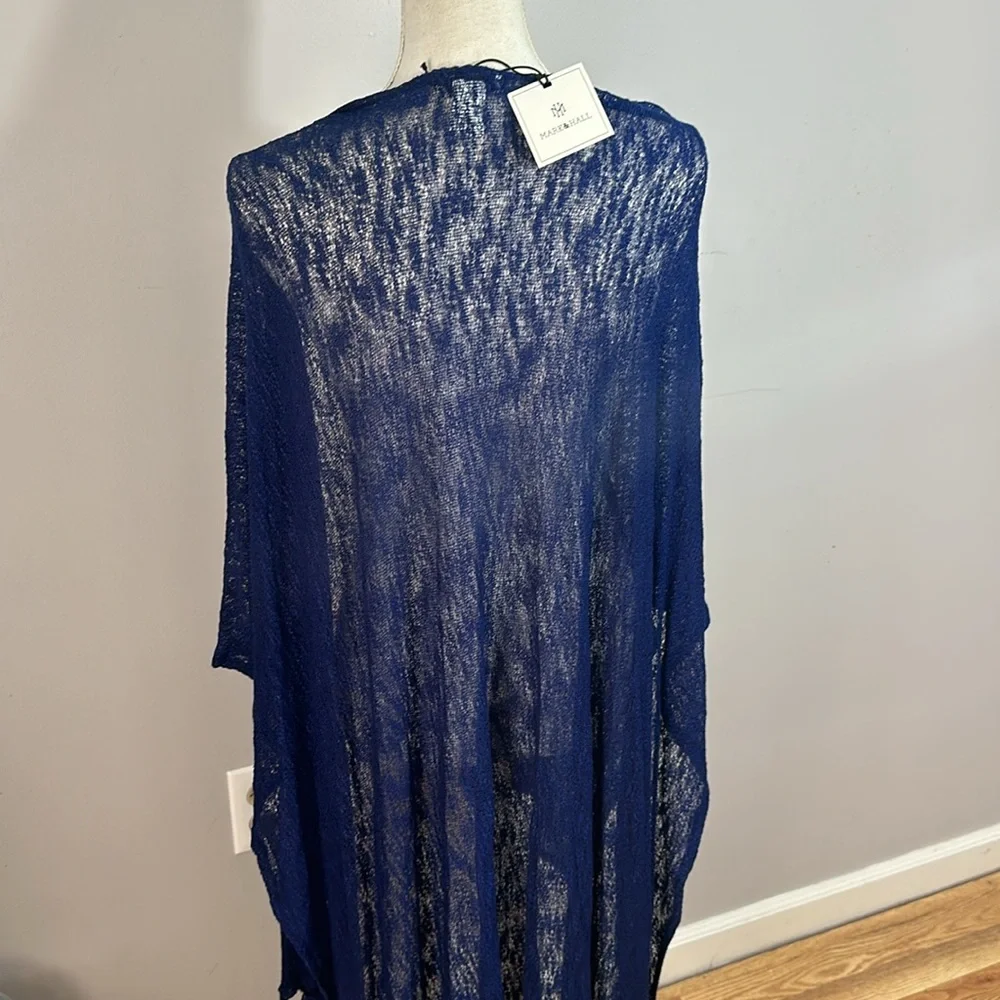 Mark & Hall Elegant Blue Cape for Women NWT